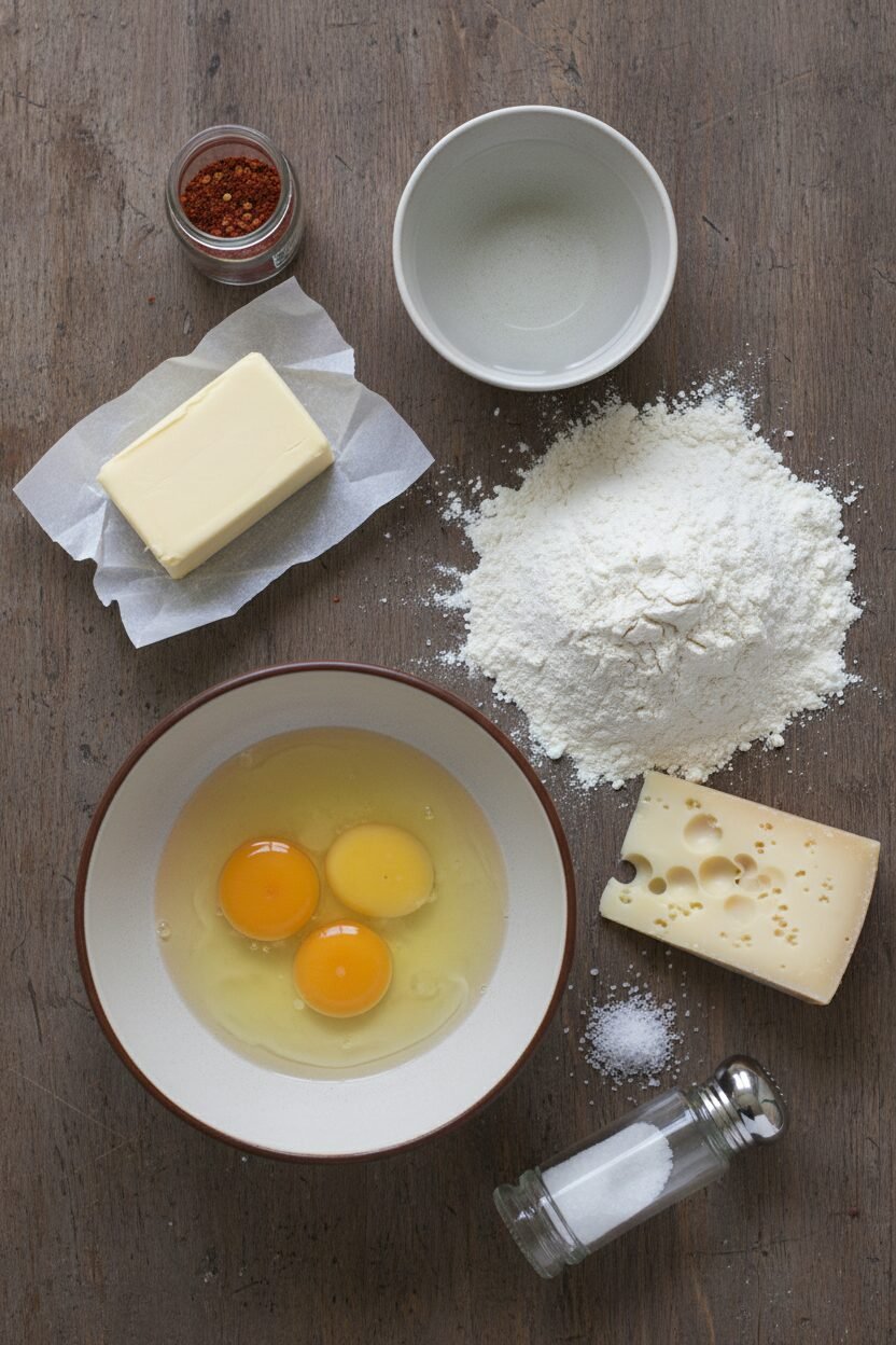 Christmas Cheese Puffs with Herbs