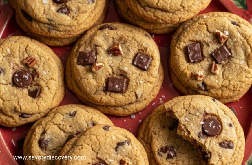 Christmas Chocolate Chip Cookie Perfection