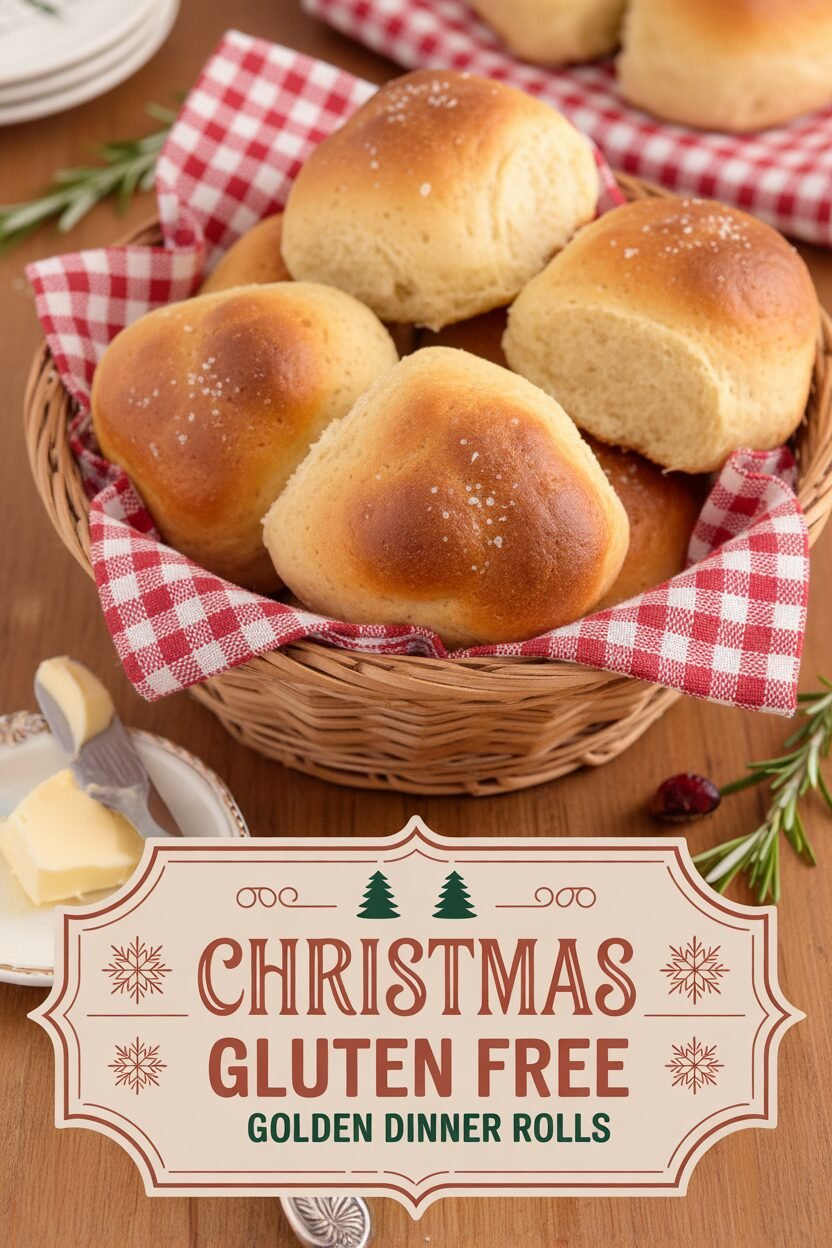 Christmas Gluten Free Golden Dinner Rolls