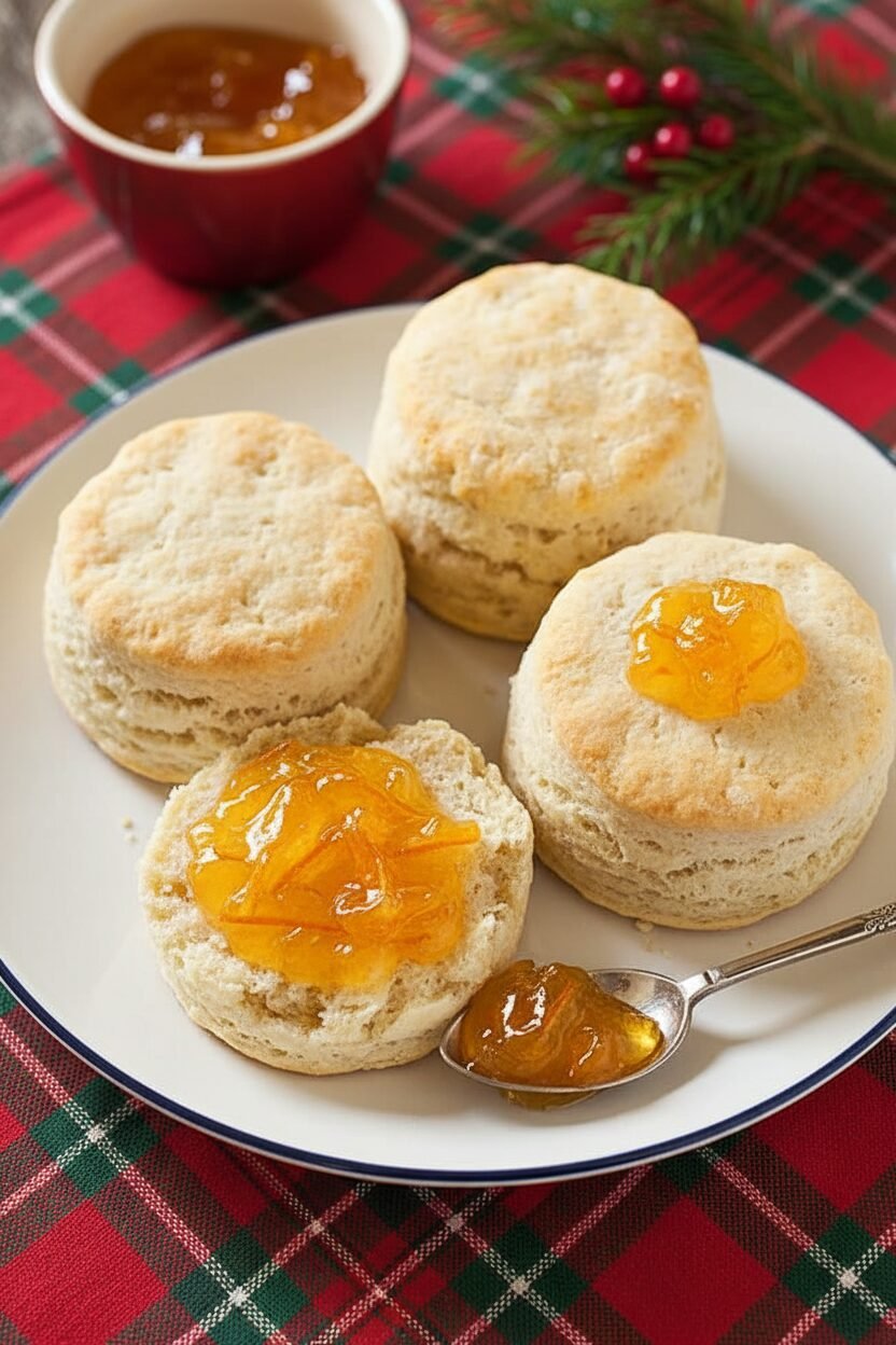 Christmas Morning Snowdrift Biscuits