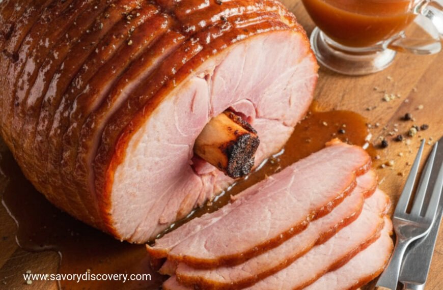 Cider Caramel Glazed Spiral Ham