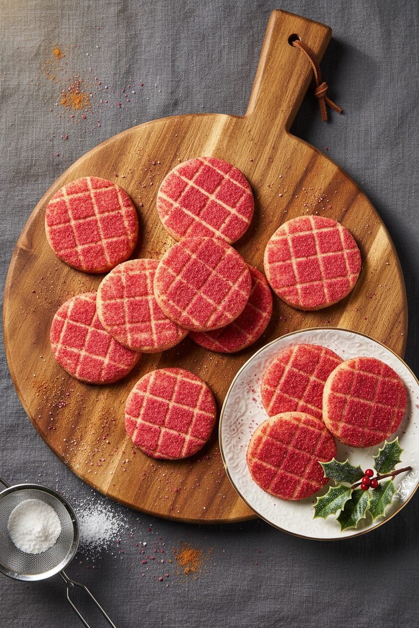 Cinnamon Raspberry Swirl Holiday Cookies