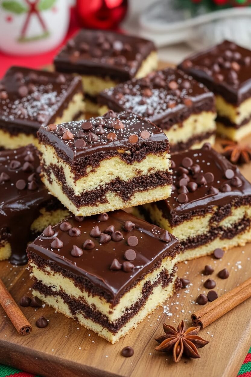 Cinnamon Swirl Holiday Squares