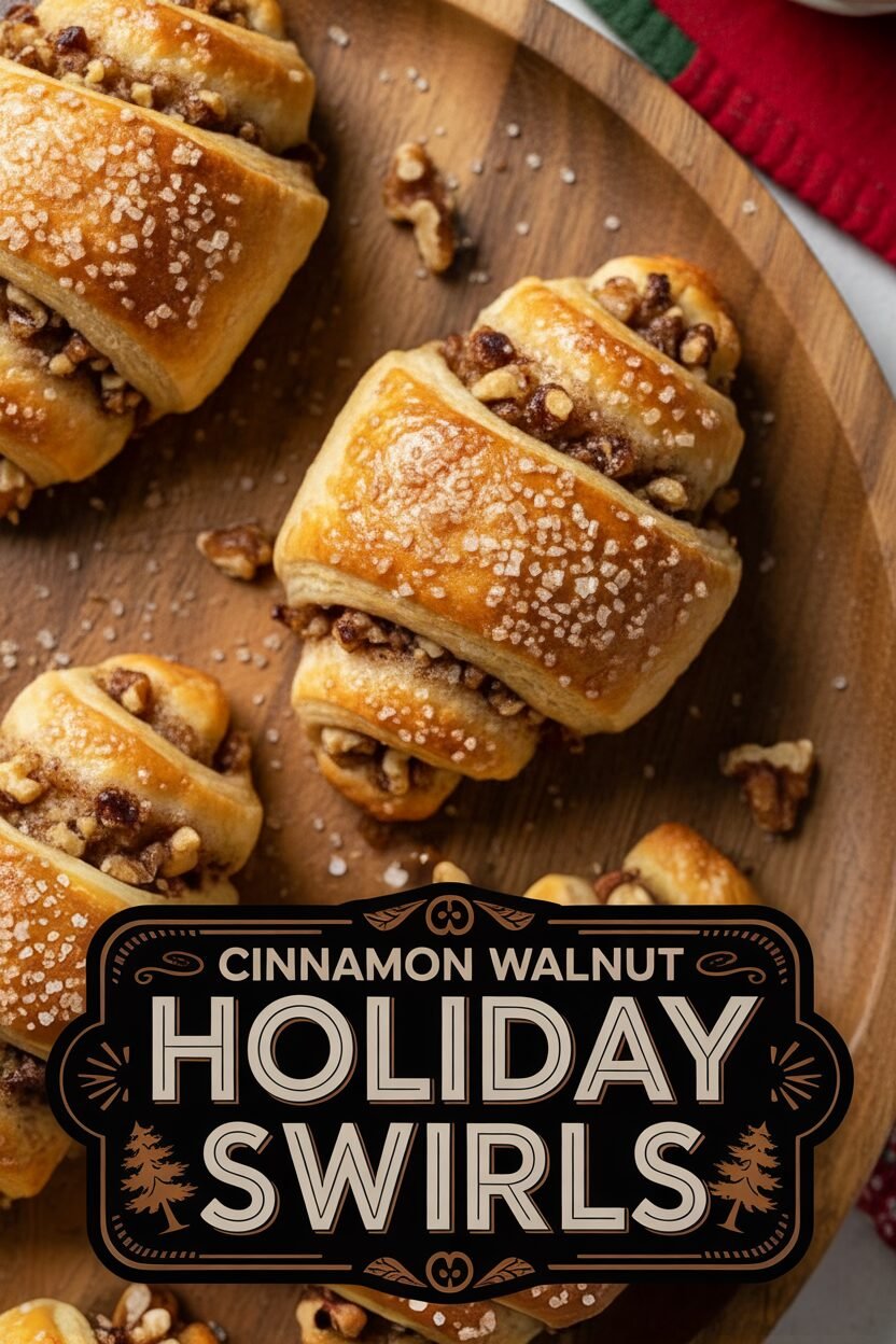 Cinnamon Walnut Holiday Swirls