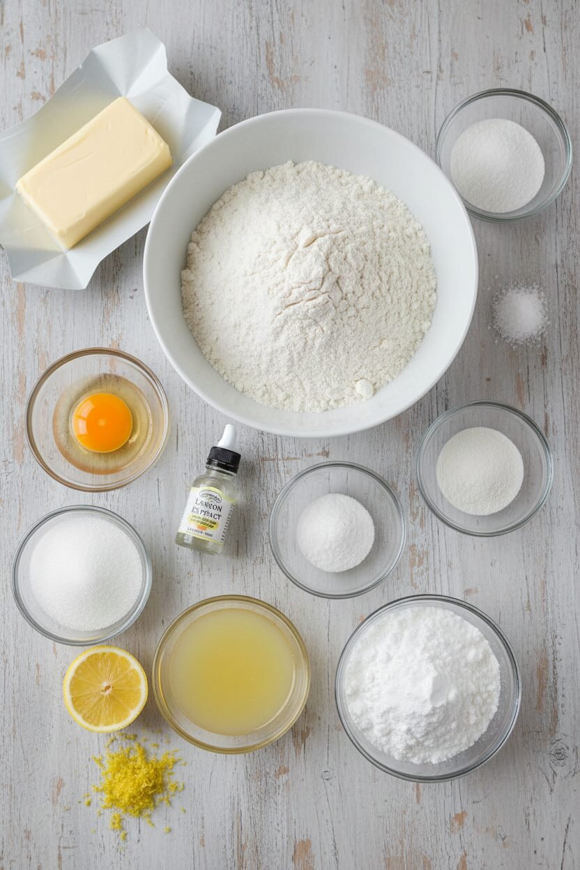 Citrus Snowflake Christmas Cookies
