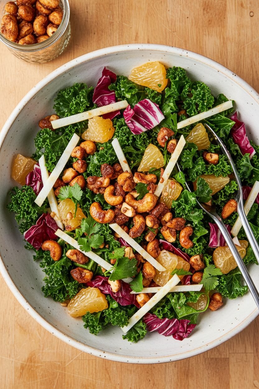 Citrus and Crunch Christmas Salad