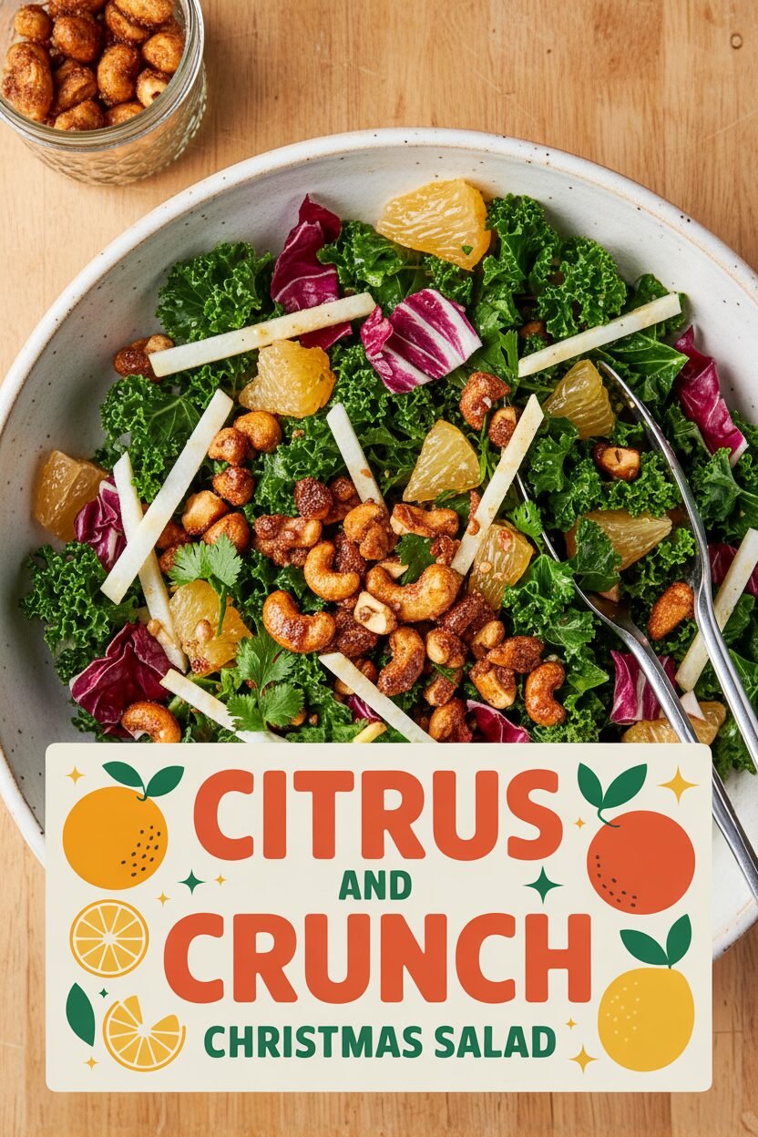 Citrus and Crunch Christmas Salad