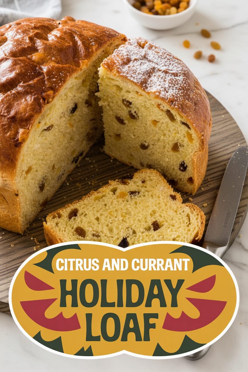 Citrus and Currant Holiday Loaf