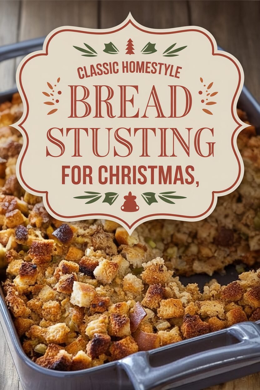 Classic Homestyle Bread Stuffing for Christmas