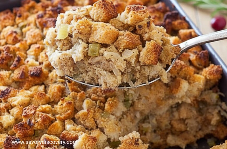 Classic Homestyle Bread Stuffing for Christmas