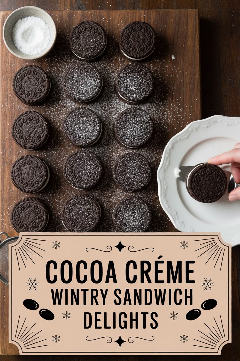 Cocoa Crème Wintry Sandwich Delights