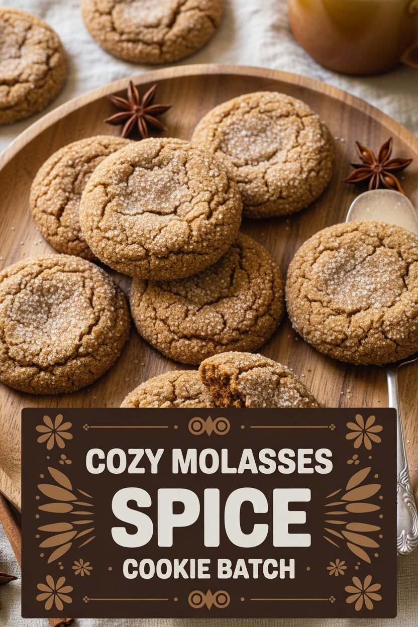 Cozy Molasses Spice Cookie Batch