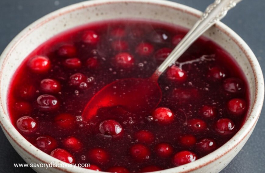 Cranberry Gelée Holiday Glaze