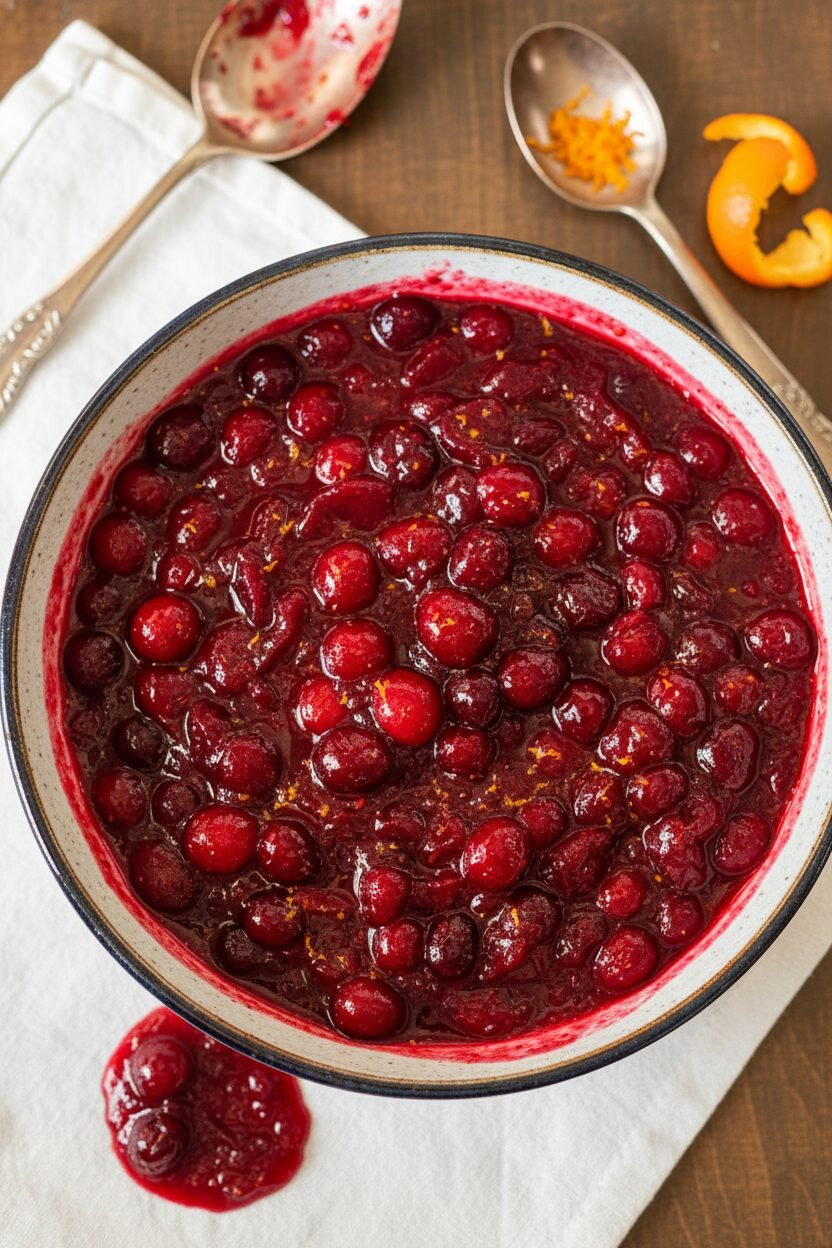 Cranberry Orange Holiday Glaze