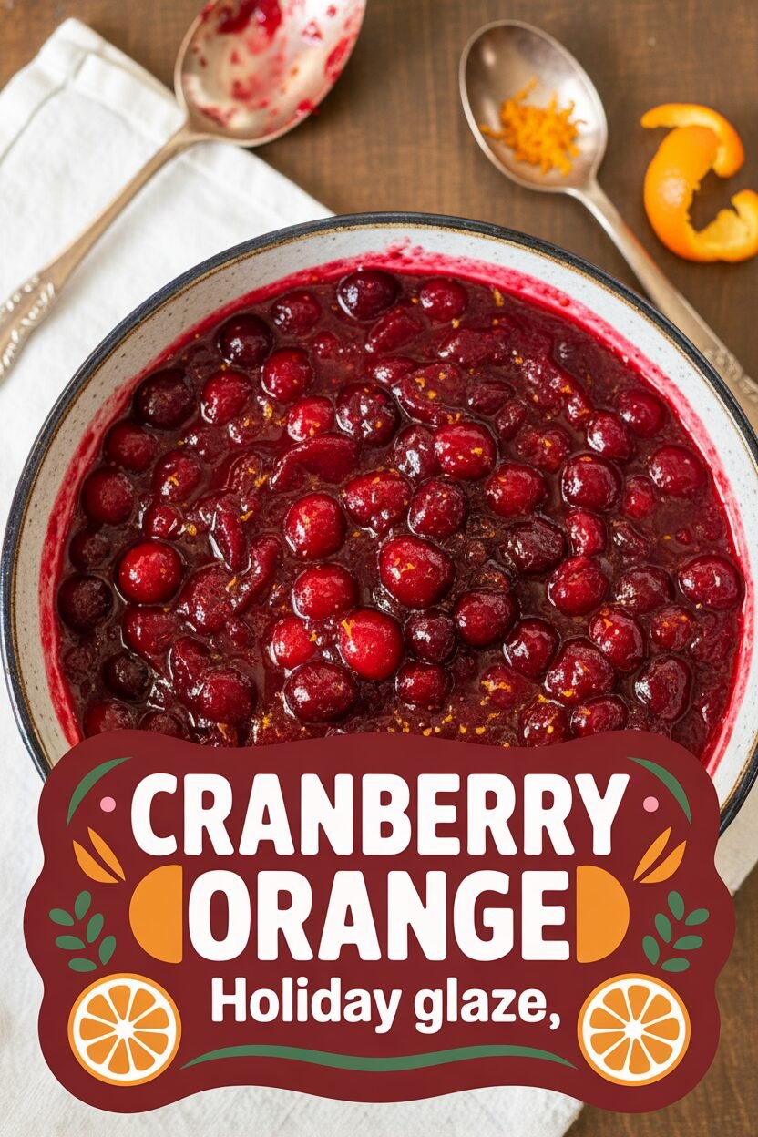 Cranberry Orange Holiday Glaze