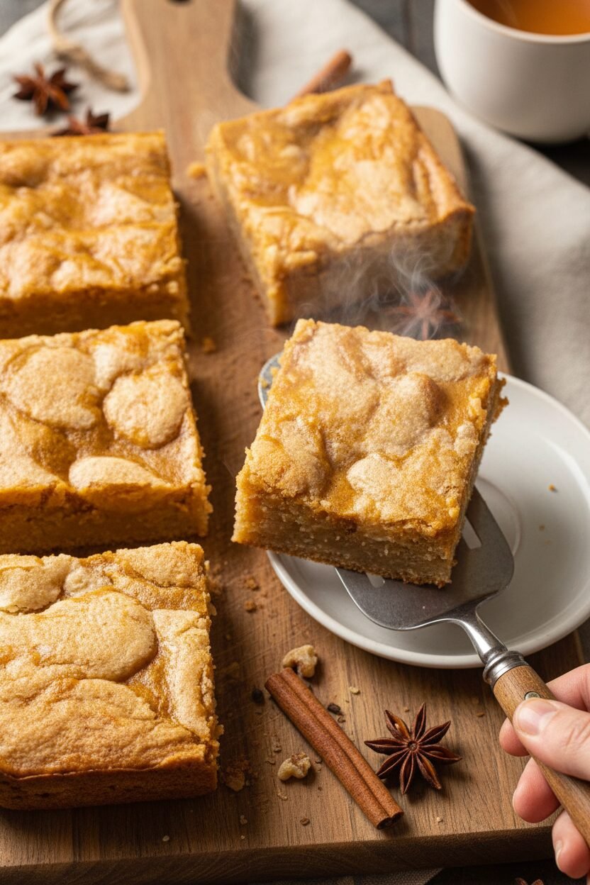 Cream Cheese Swirled Holiday Blondies