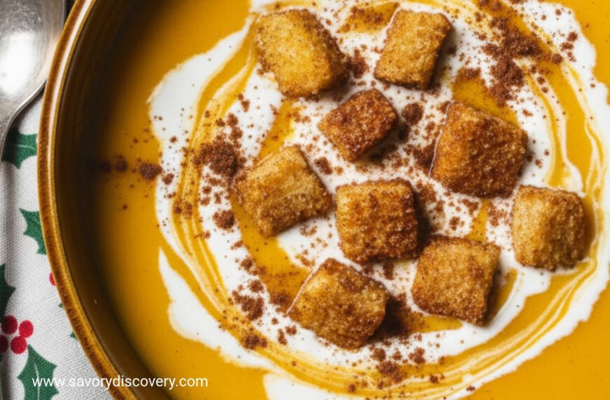 Creamy Butternut Squash Christmas Bisque