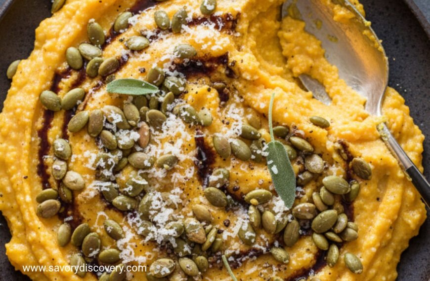 Creamy Butternut Squash Polenta Noel