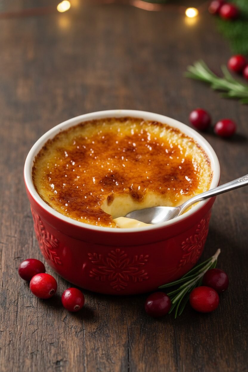 Creamy Caramelized Christmas Custard