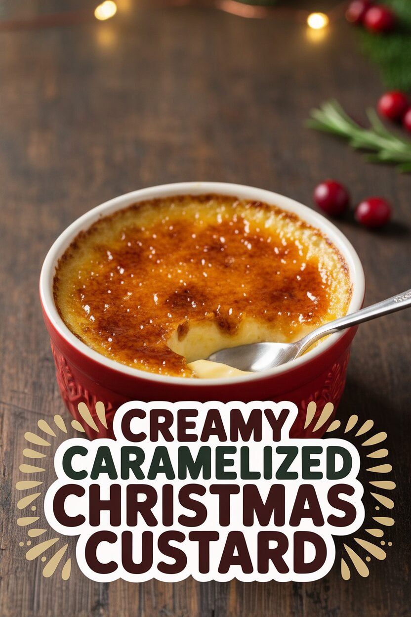 Creamy Caramelized Christmas Custard