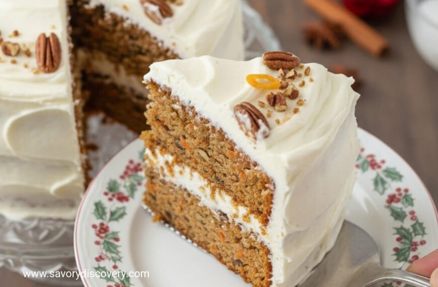 Creamy Carrot Cake Christmas Delight