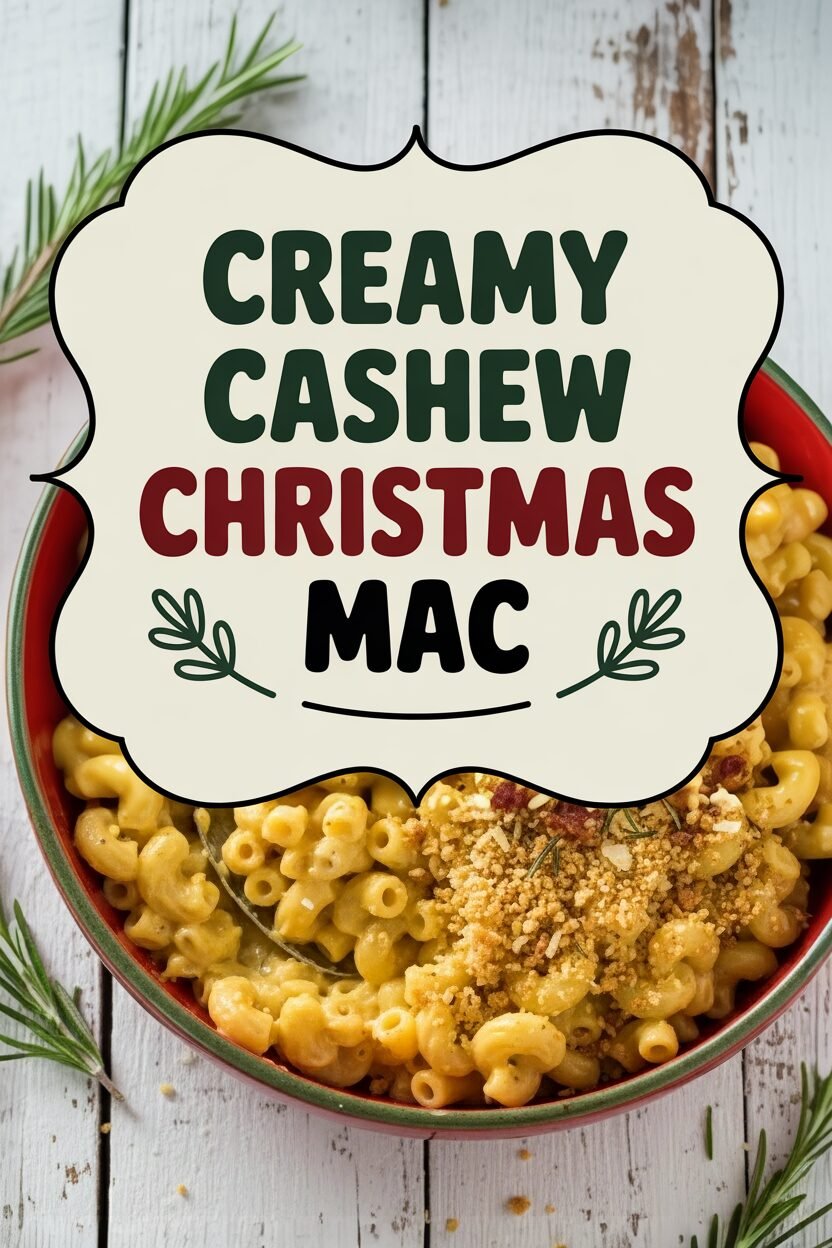 Creamy Cashew Christmas Mac
