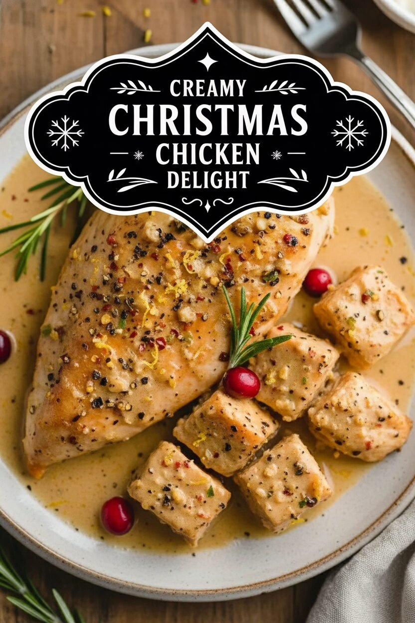 Creamy Christmas Chicken Delight