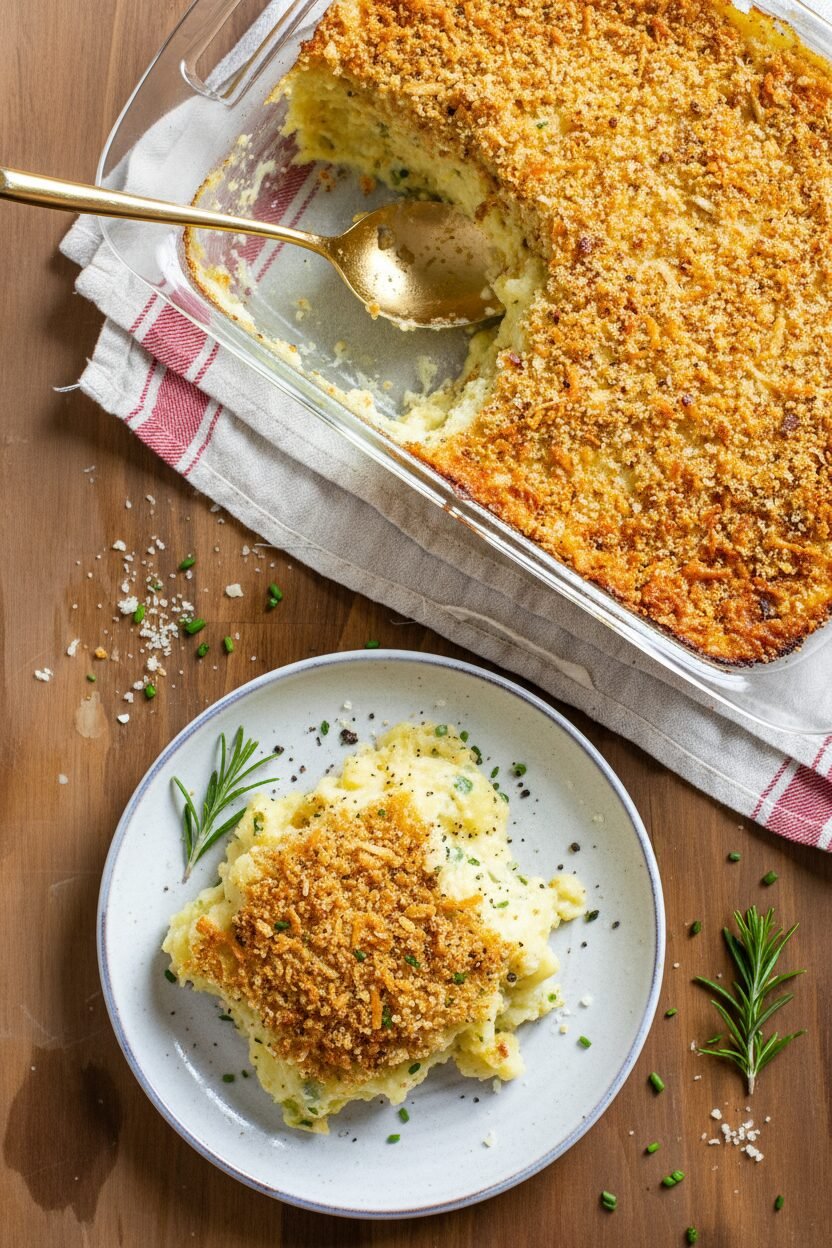 Creamy Christmas Potato Bake
