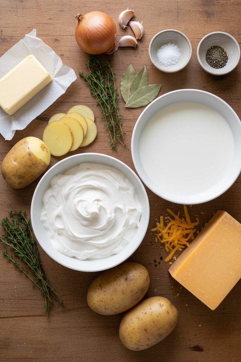 Creamy Christmas Potato Bake