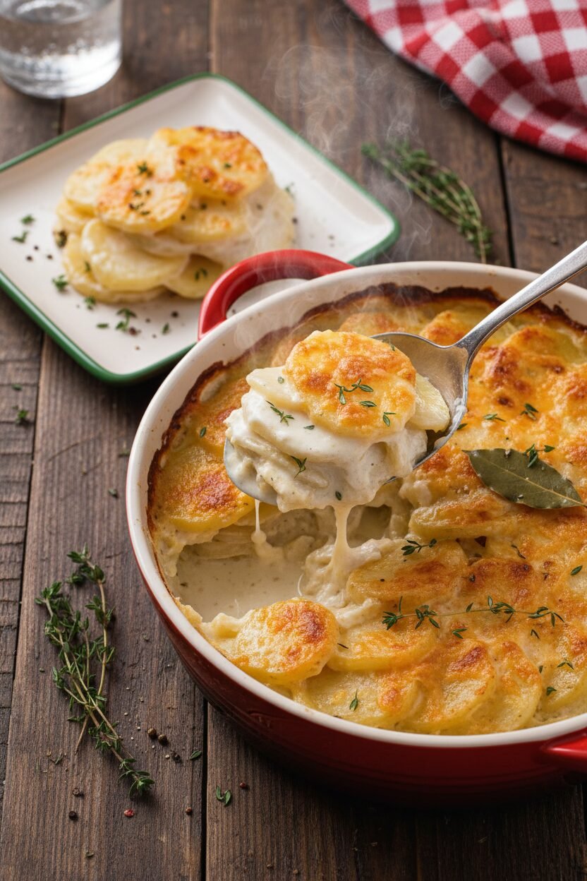 Creamy Christmas Potato Bake
