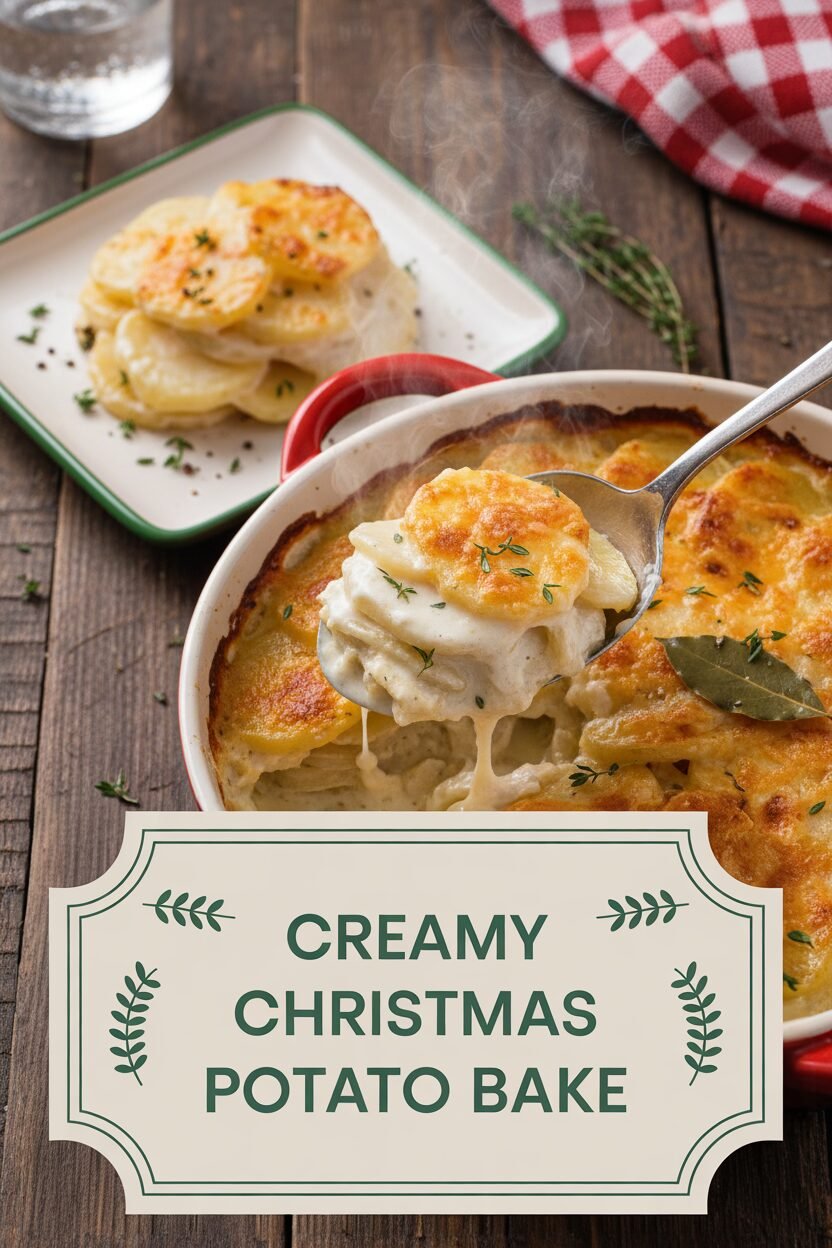 Creamy Christmas Potato Bake