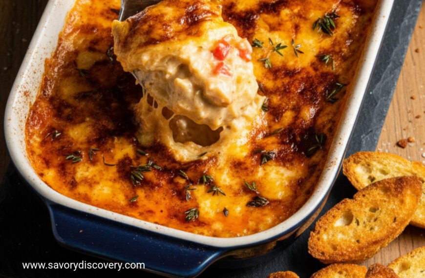 Creamy Crab and Cheddar Holiday Dip