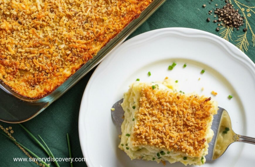 Creamy Dreamy Christmas Potato Bake