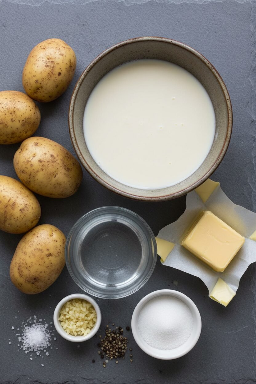 Creamy Garlic Christmas Potato Clouds