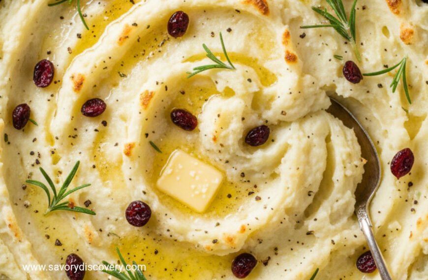 Creamy Garlic Christmas Potato Clouds