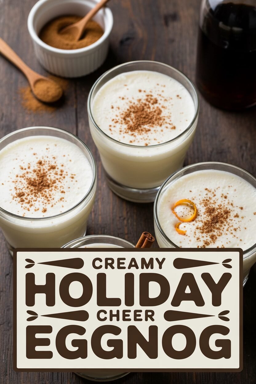Creamy Holiday Cheer Eggnog
