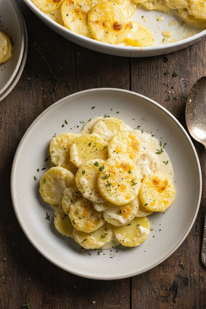 Creamy Holiday Scalloped Potato Bake