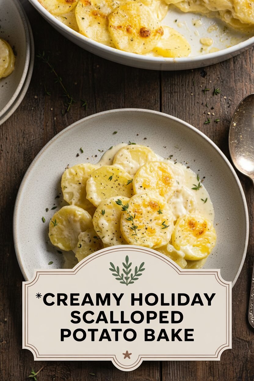 Creamy Holiday Scalloped Potato Bake