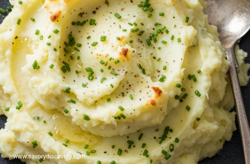 Creamy Horseradish and Chive Mashed Potatoes