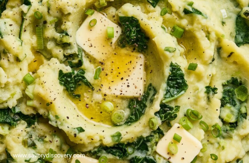 Creamy Kale and Potato Christmas Colcannon