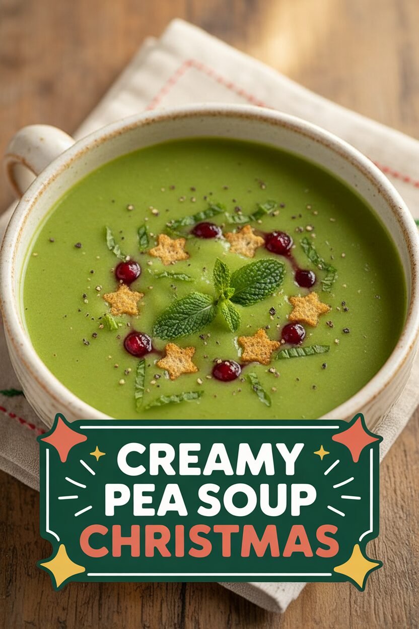 Creamy Pea Soup Christmas
