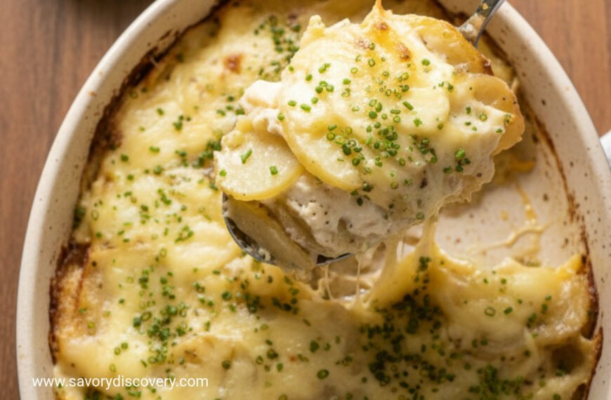 Creamy Slow-Cooker Christmas Potato Bake