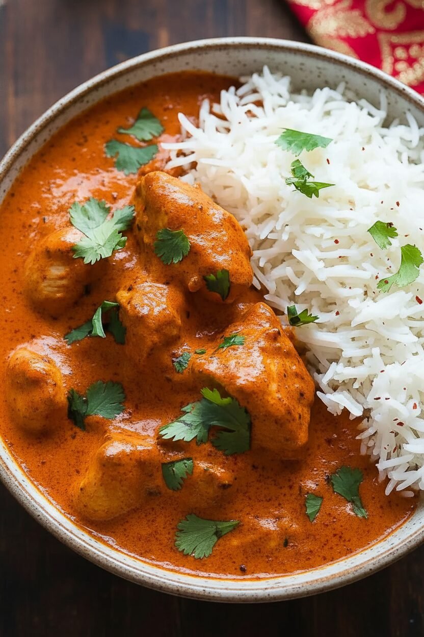 Creamy Spiced Christmas Chicken Delight