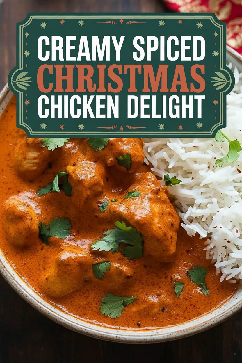 Creamy Spiced Christmas Chicken Delight