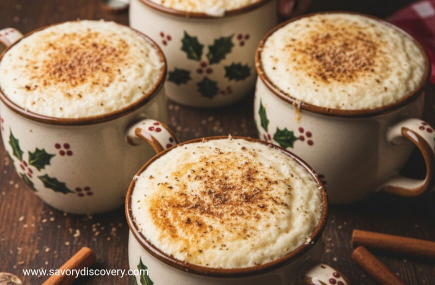 Creamy Spiced Holiday Eggnog
