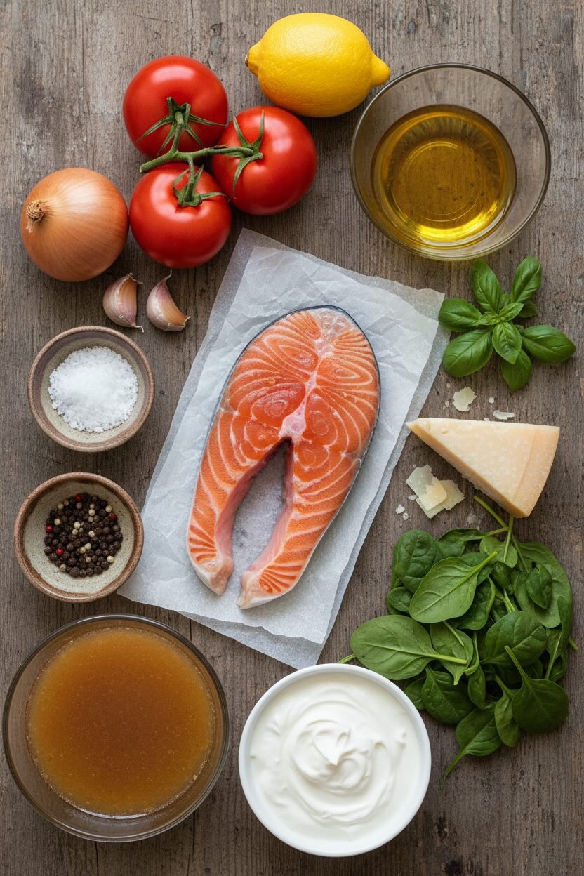 Creamy Tuscan Salmon Noel