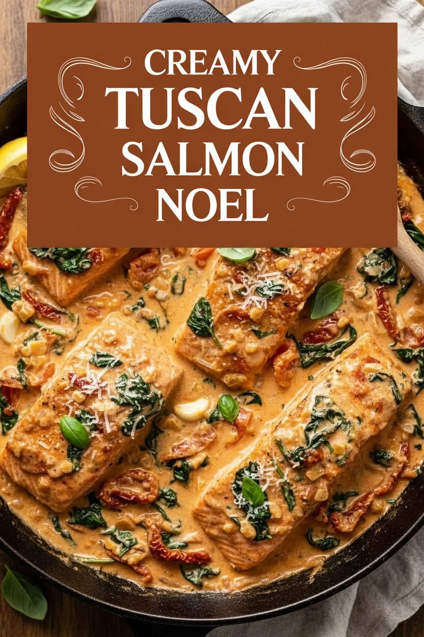 Creamy Tuscan Salmon Noel
