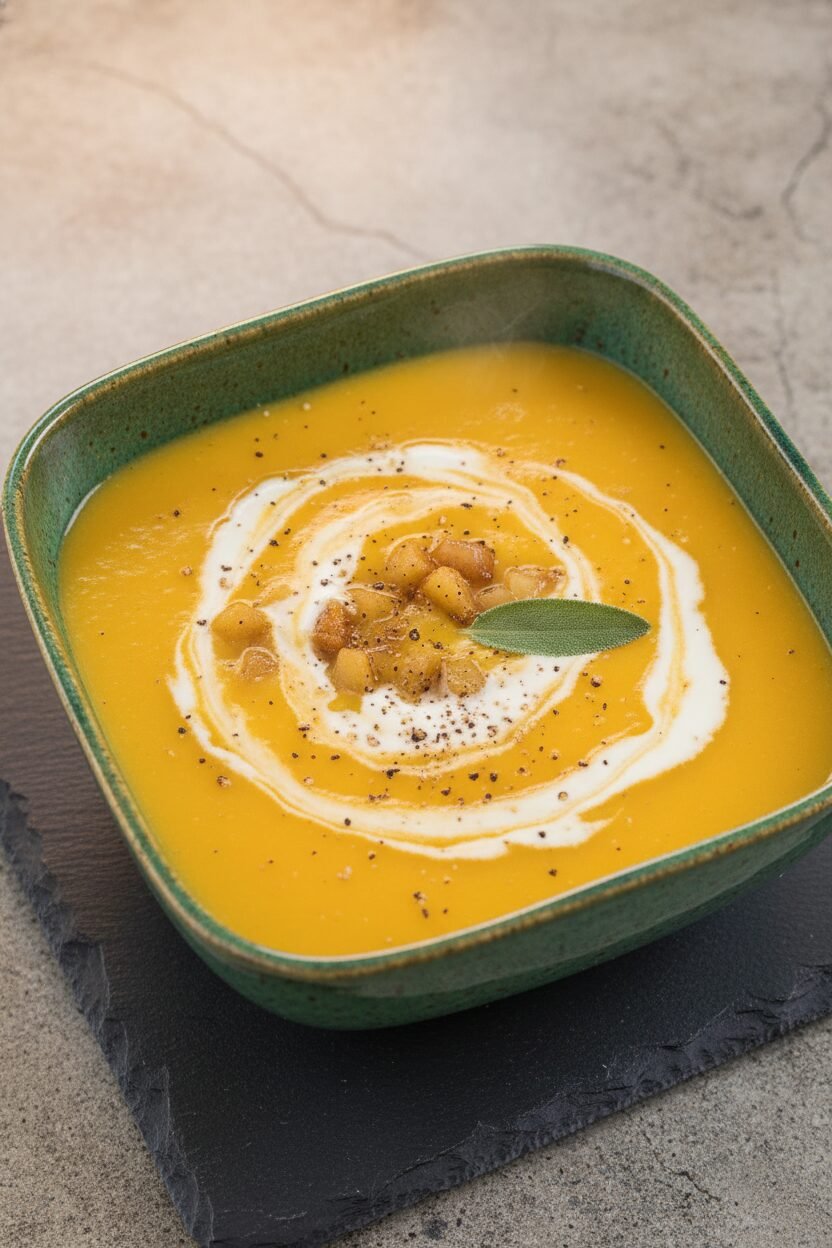 Creamy Winter Squash Soup Noel