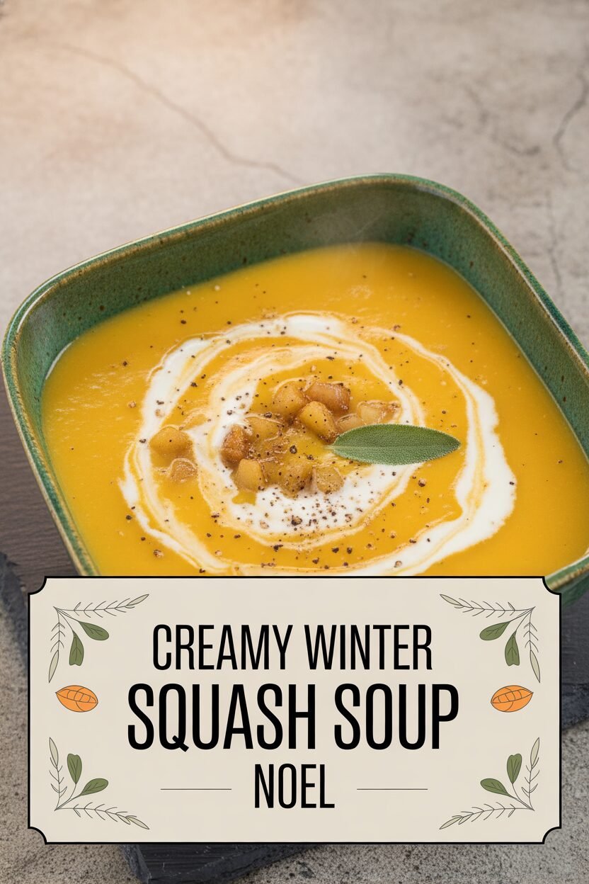 Creamy Winter Squash Soup Noel