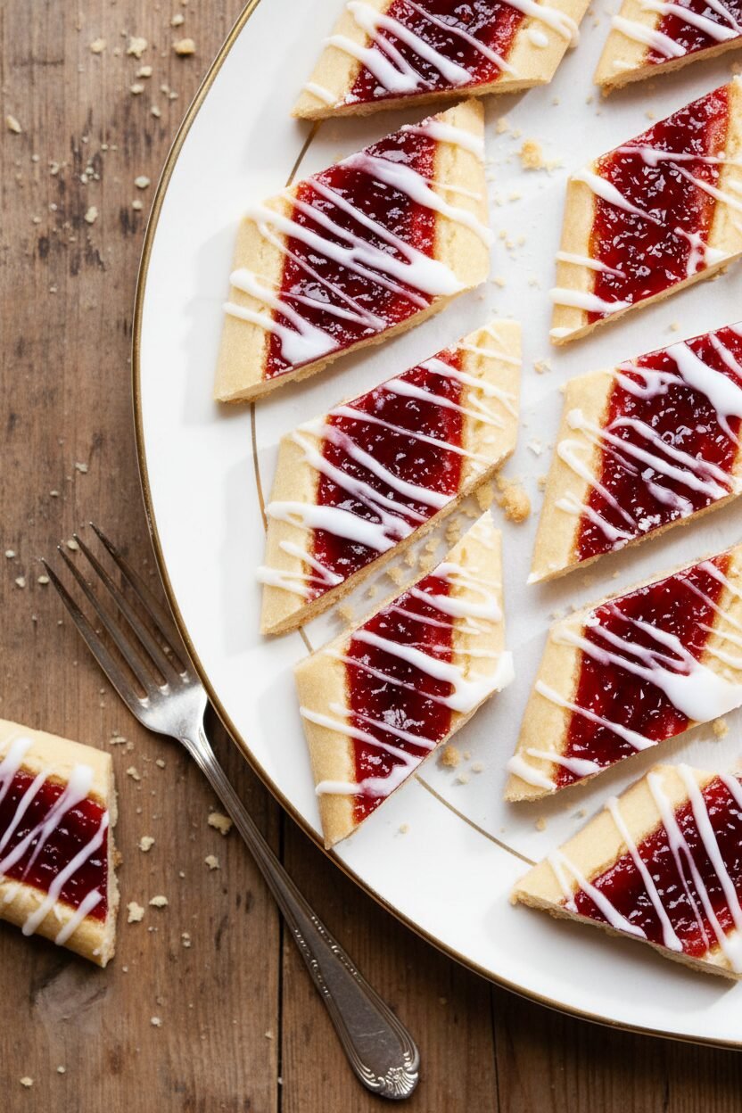 Crimson Holiday Spirals